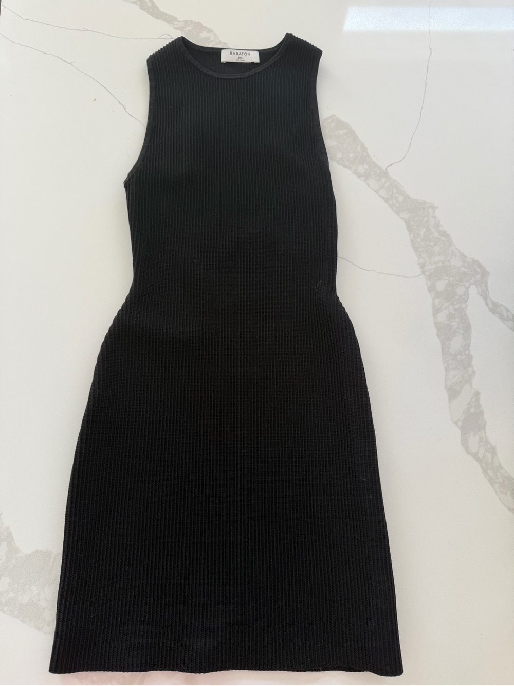 Babaton bodycon black mini dress xxs